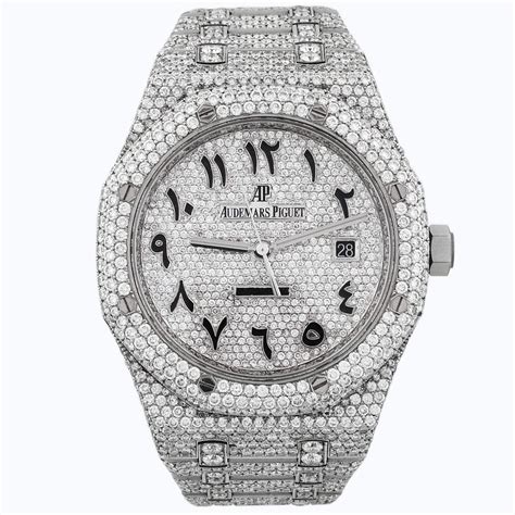 audemars piguet iced|audemars piguet arabic dial.